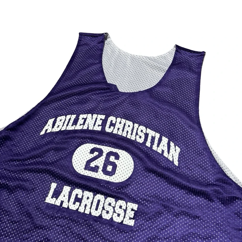 Abilene Christian University Warrior Brand Reversible Mesh Lacrosse Jersey 2X